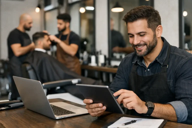 Gestão de equipe de barbearia com mais controle
