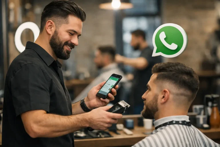 Sistema integra com WhatsApp na sua barbearia?
